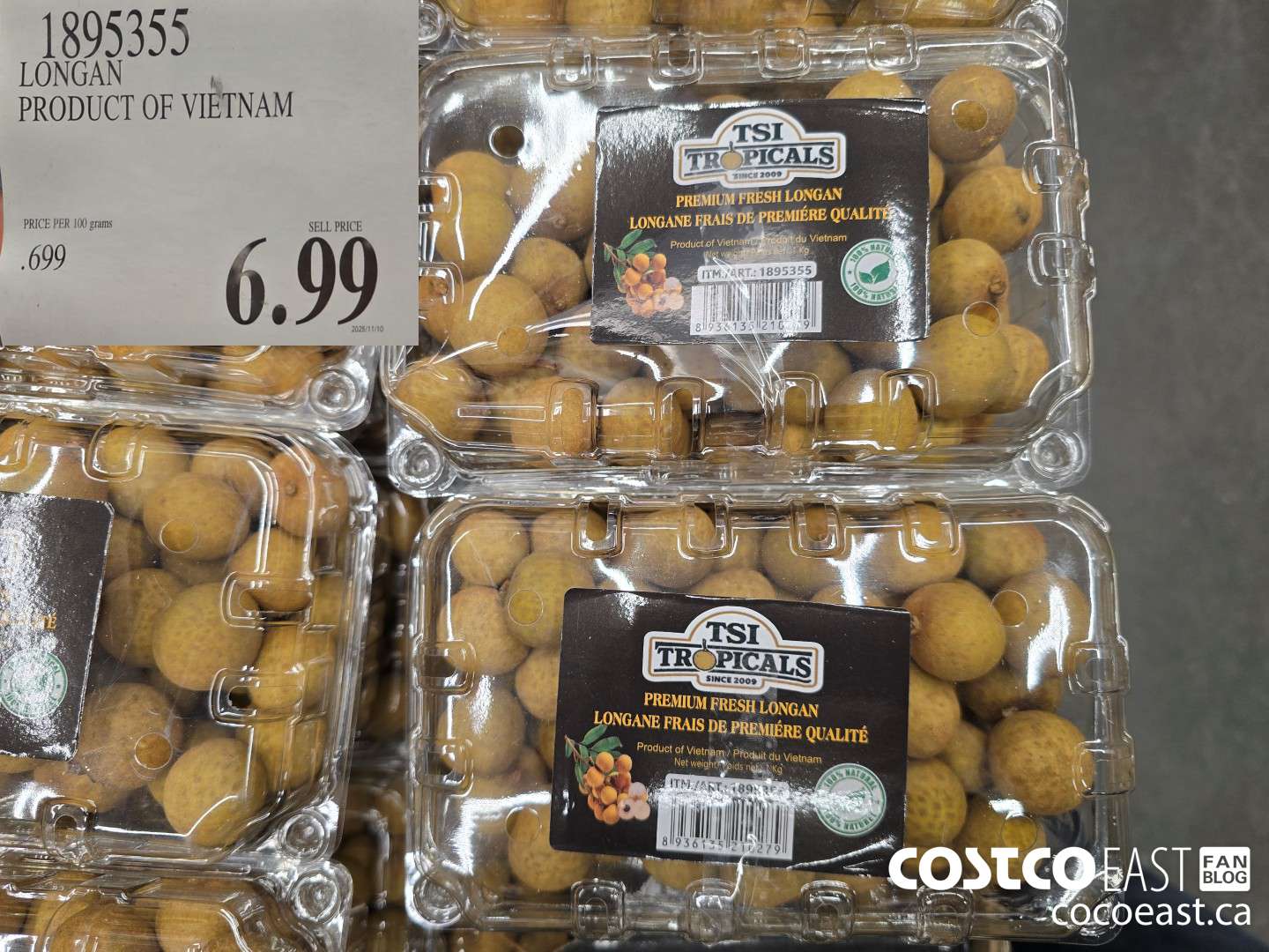 1895355 LONGAN PRODUCT OF VIETNAM $6.99