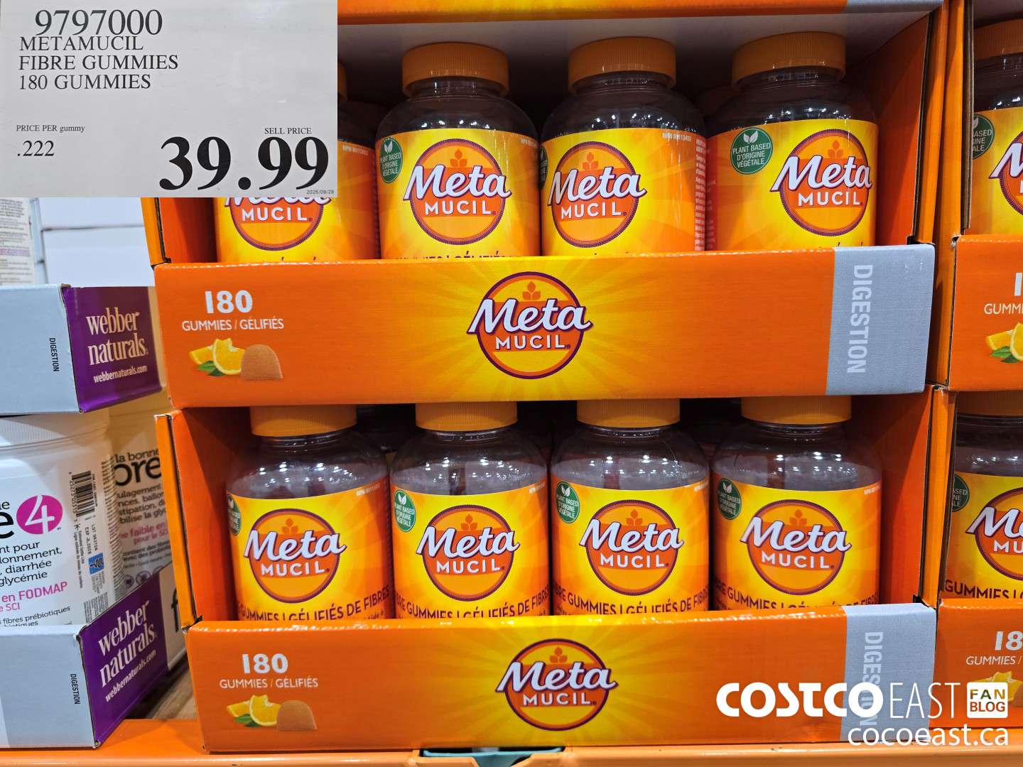 9797000 METAMUCIL FIBRE GUMMIES 180 GUMMIES $39.99