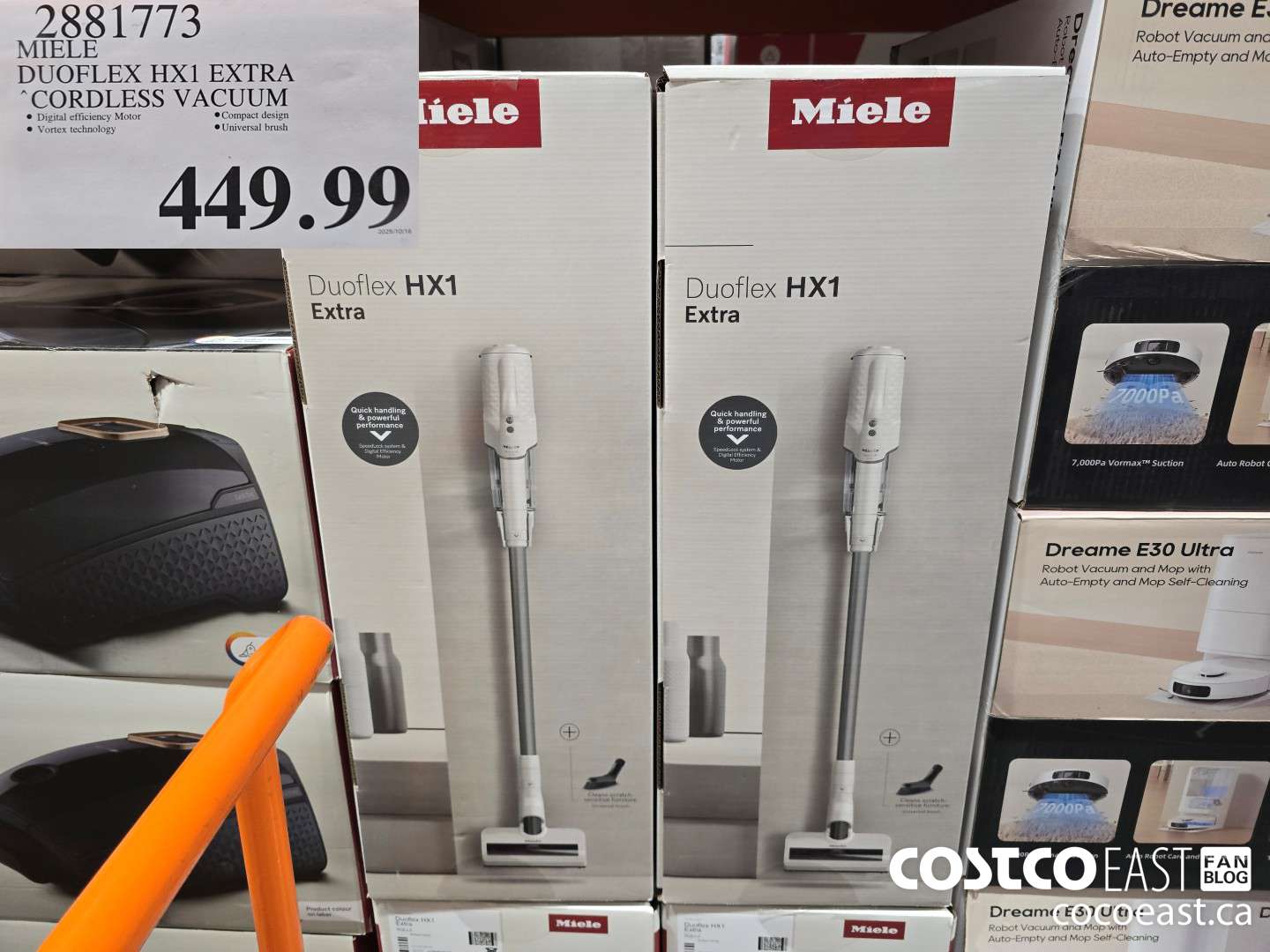 2881773 MIELE DUOFLEX HX1 EXTRA CORDLESS VACUUM $449.99