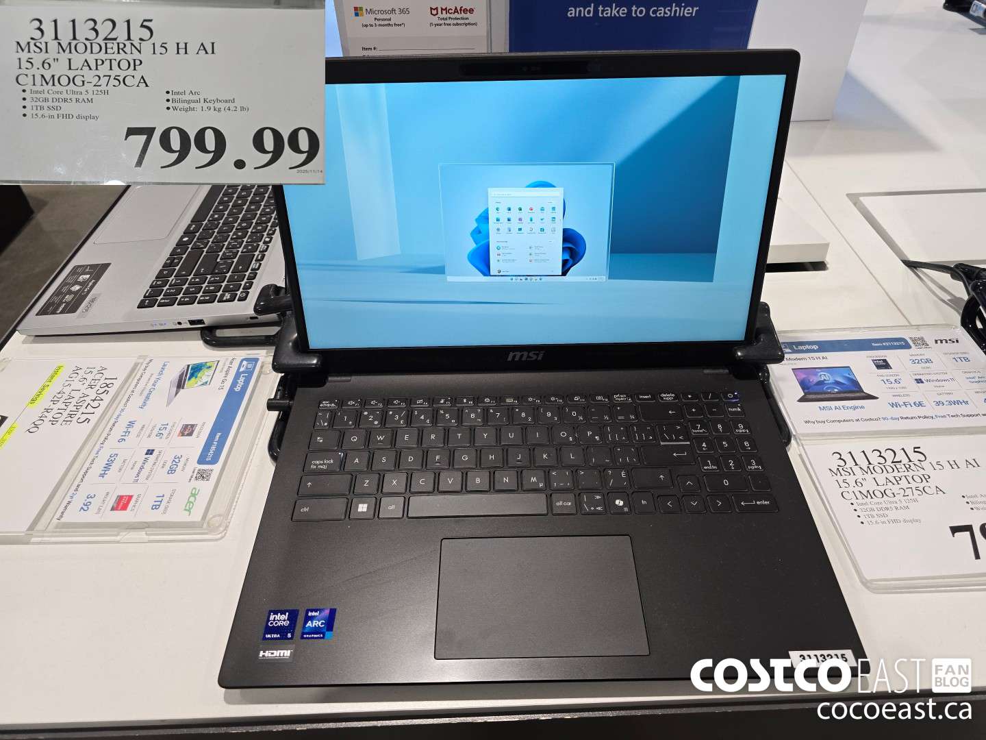 3113215 MSI MODERN 15 H AI 15.6