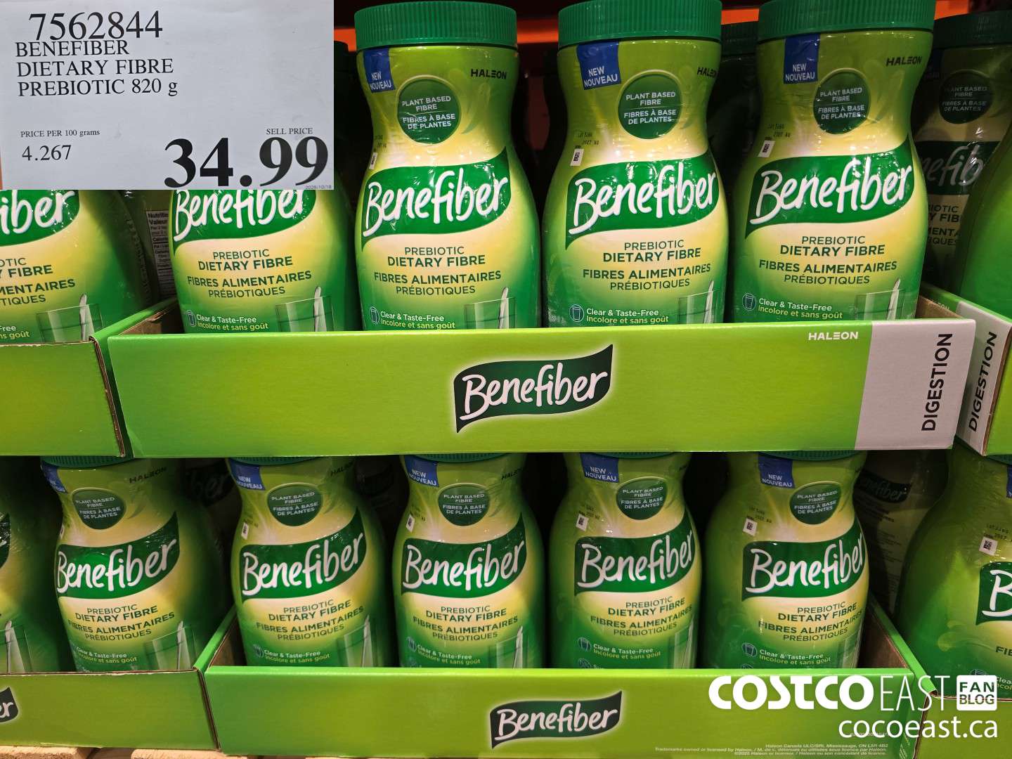 7562844 NEFIBER DIETARY FIBRE PREBIOTIC 820 G $34.99