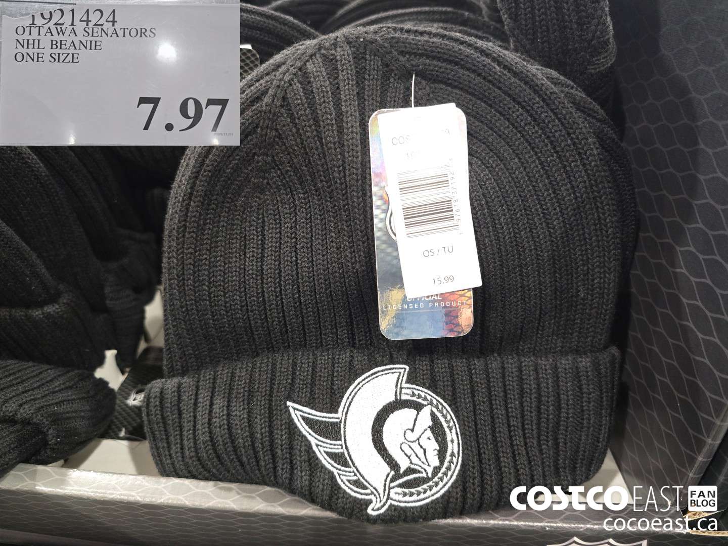 1921424 OTTAWA SENATORS NHL BEANIE ONE SIZE $7.97