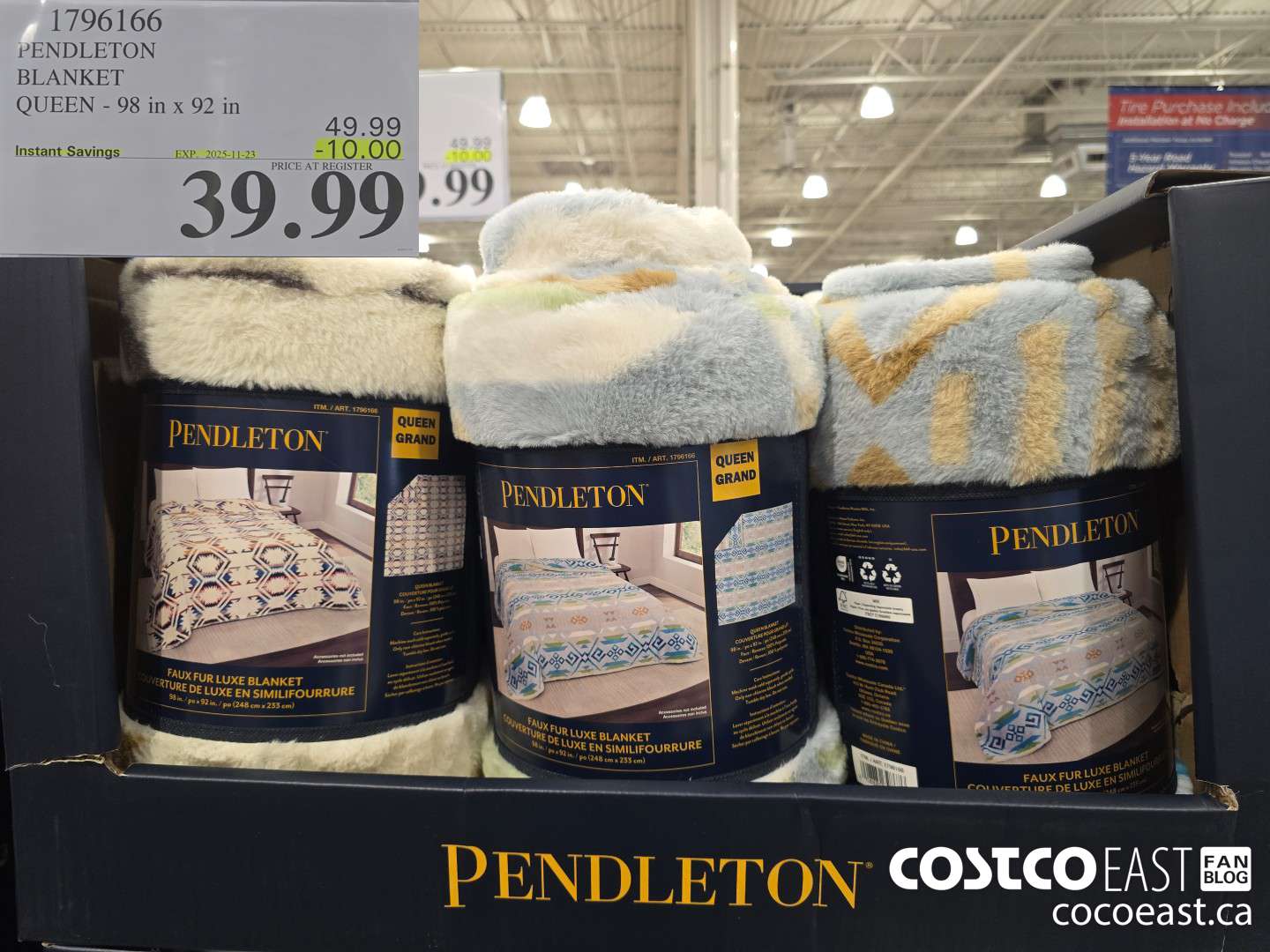 1796166 PENDLETON BLANKET QUEEN ($10.00 INSTANT SAVINGS EXPIRES ON 2025-11-23) $39.99