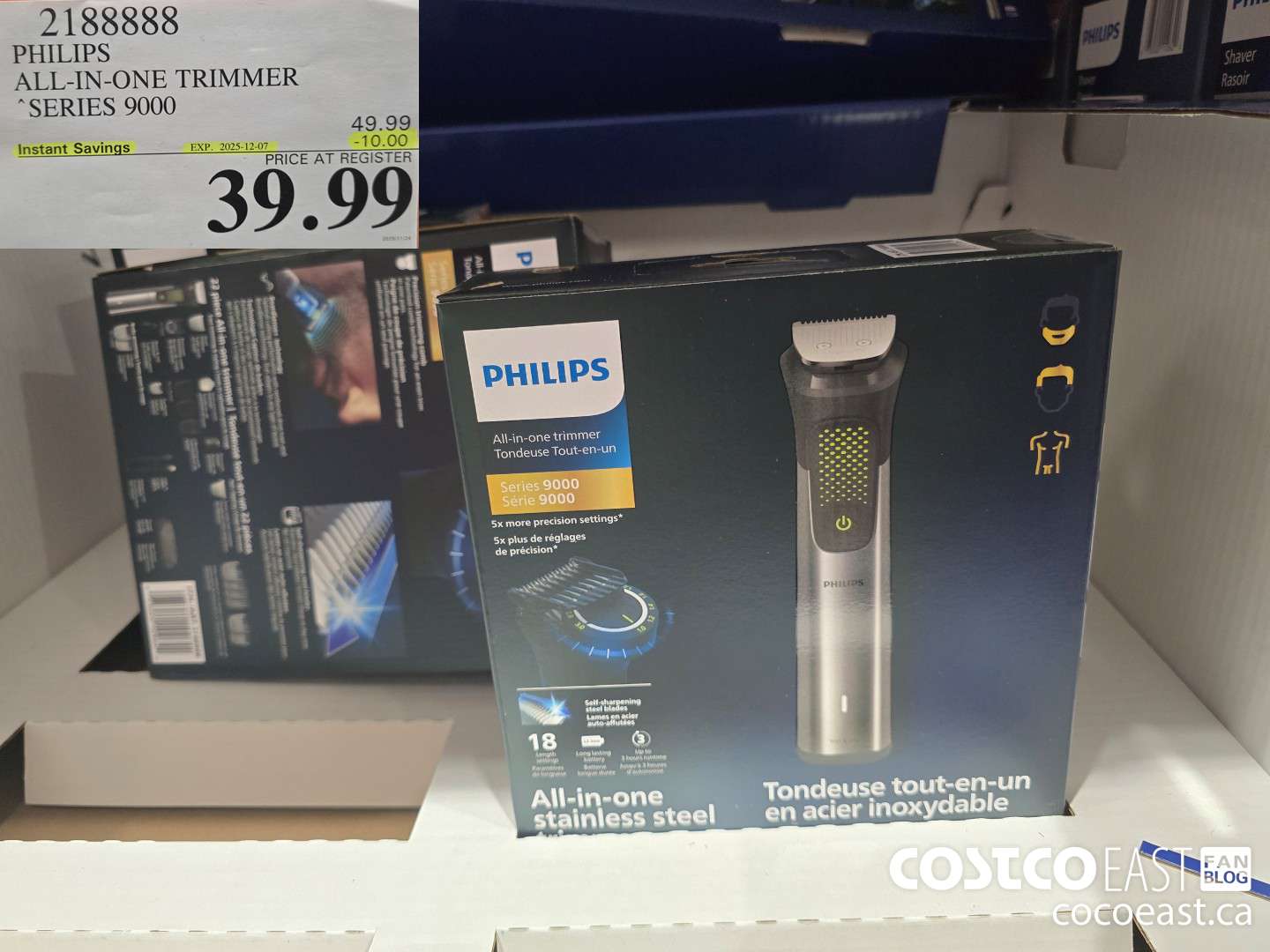 2188888 PHILIPS ALL-IN-ONE TRIMMER “SERIES 9000 ($10.00 INSTANT SAVINGS EXPIRES ON 2025-12-07) $39.99