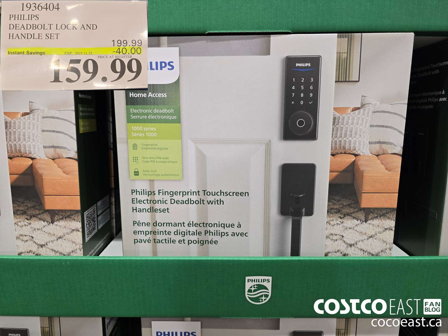 1936404 PHILIPS DEADBOLT LOCK AND HANDLE SET ($40.00 INSTANT SAVINGS EXPIRES ON 2025-11-23) $159.99