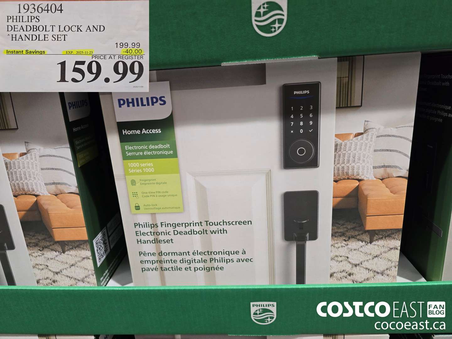 1936404 PHILIPS DEADBOLT LOCK AND HANDLE SET ($40.00 INSTANT SAVINGS EXPIRES ON 2025-11-23) $159.99