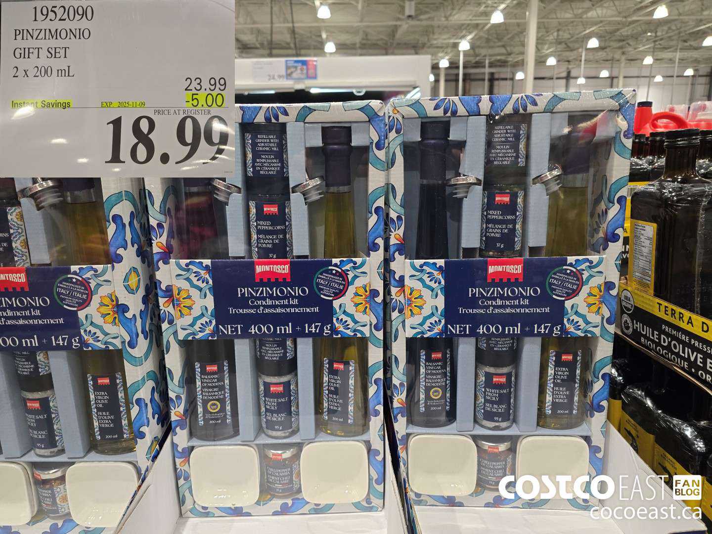 1952090 PINZIMONIO GIFT SET 2 X 200 ML ($5.00 INSTANT SAVINGS EXPIRES ON 2025-11-09) $18.99