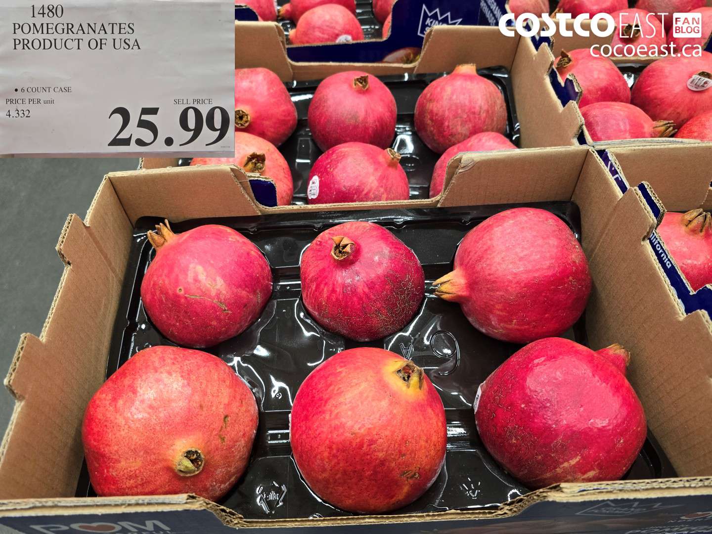 1480 POMEGRANATES PRODUCT OF USA $25.99