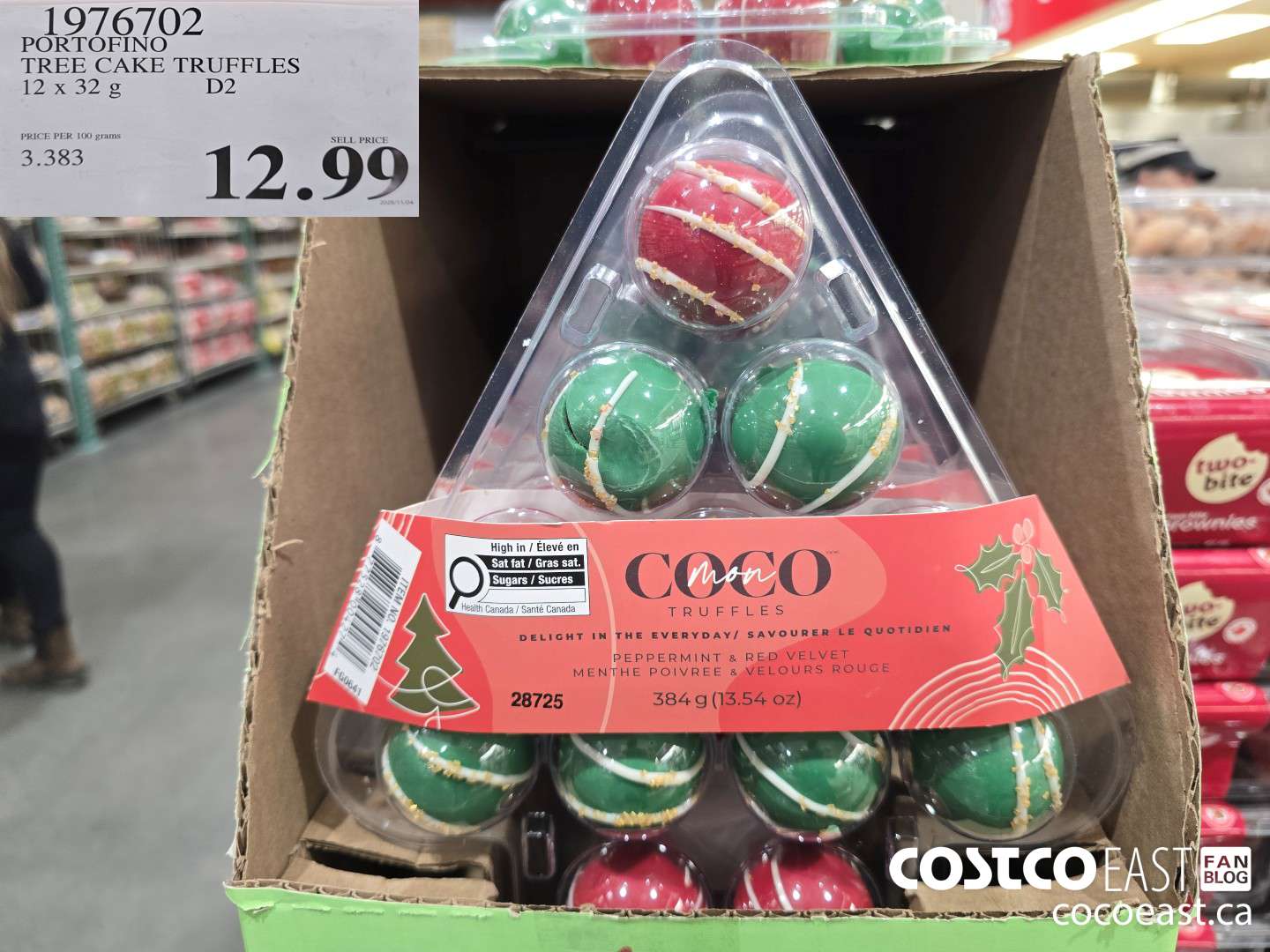 19766702 PORTOFINO TREE CAKE TRUFFLES 12 x 32 G $12.99