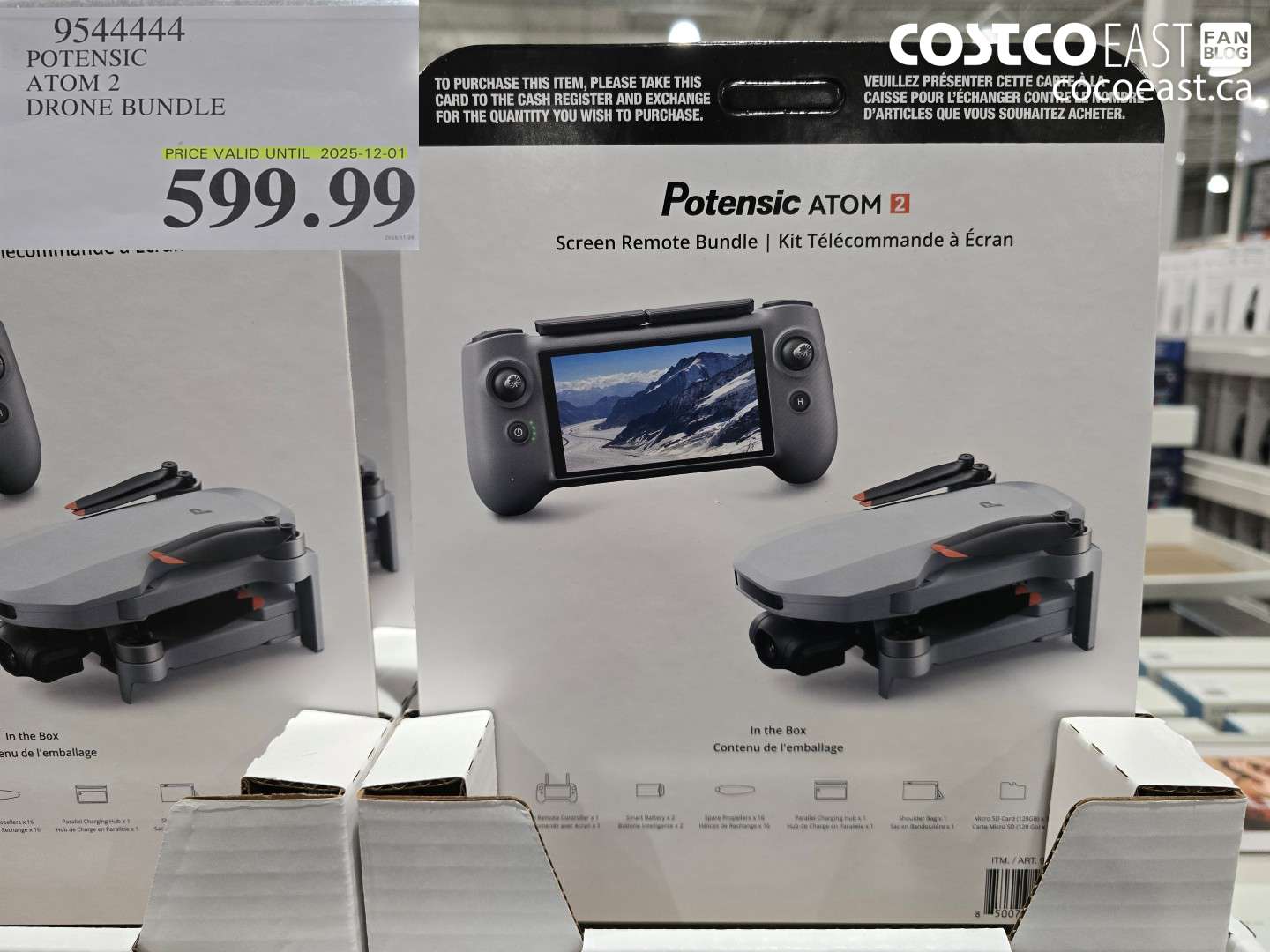 9544444 POTENSIC ATOM 2 DRONE BUNDLE $599.99