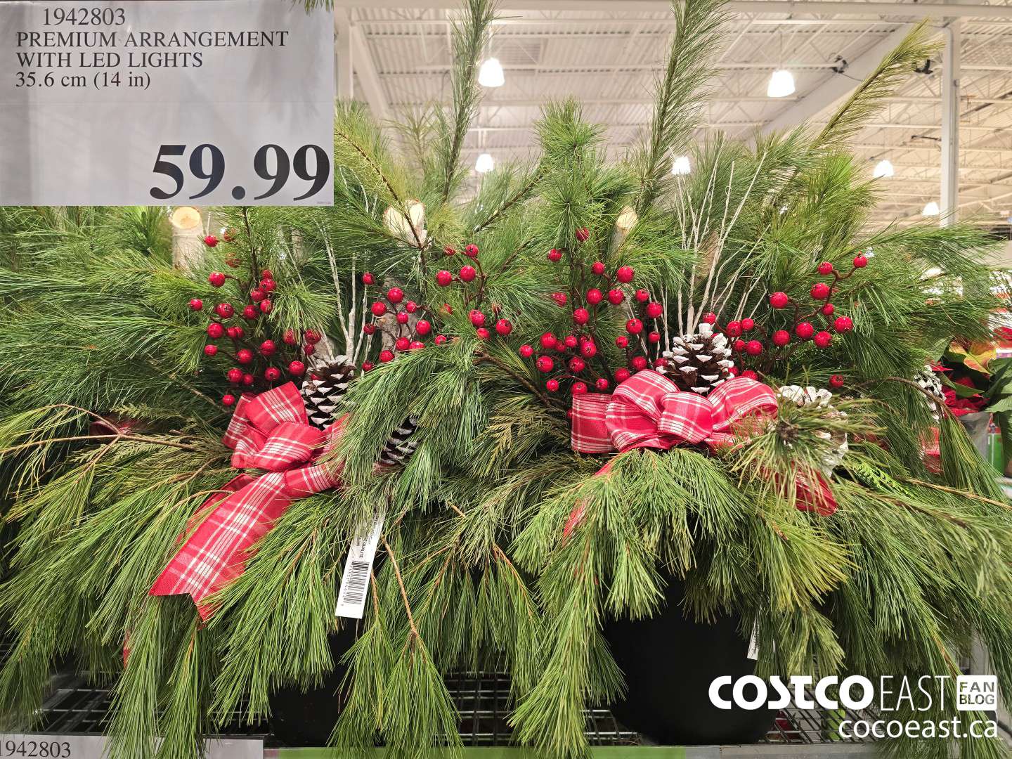 1942803 PREMIUM ARRANGEMENT WITH LED LIGHTS 35.6CM (14” IN) $59.99