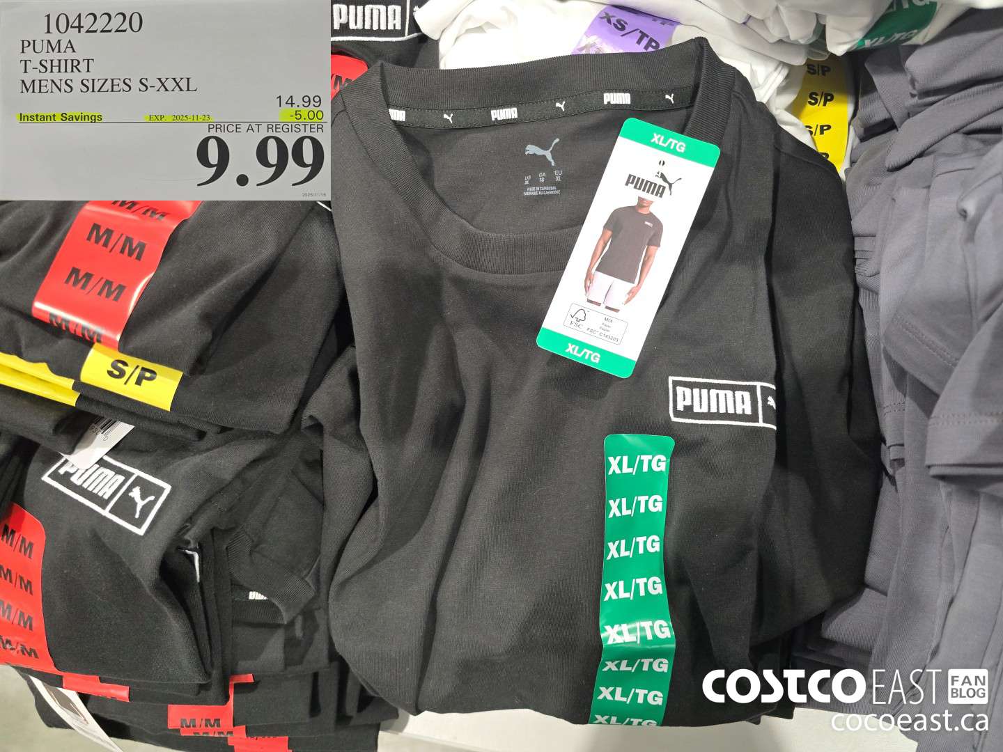 1042220 PUMA T-SHIRT MENS SIZES S-XXL ($5.00 INSTANT SAVINGS EXPIRES ON 2025-11-23) $9.99