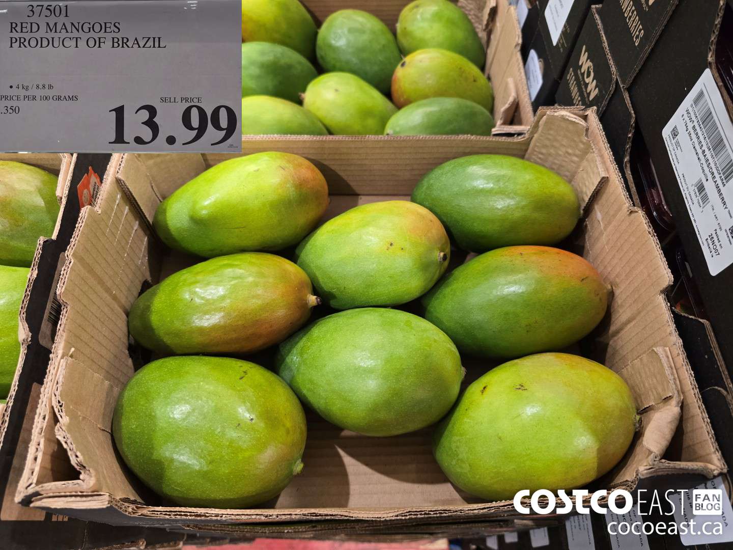 37501 RED MANGOES PRODUCT OF BRAZIL $13.99