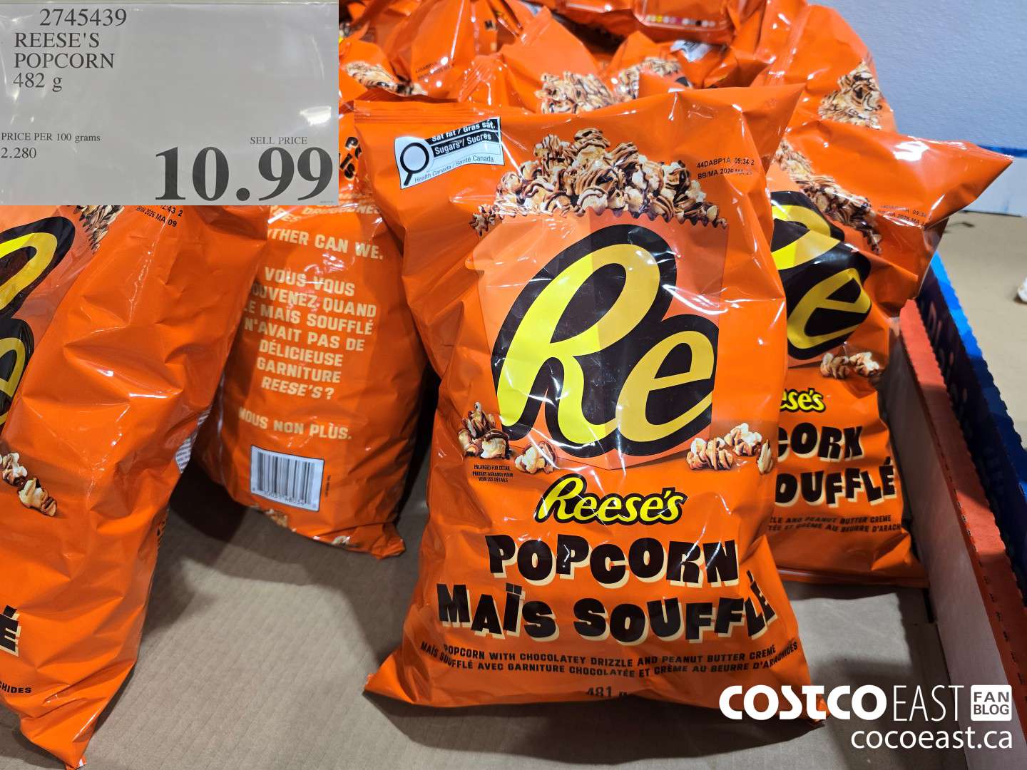 2745439 REESE'S POPCORN 482 G $10.99