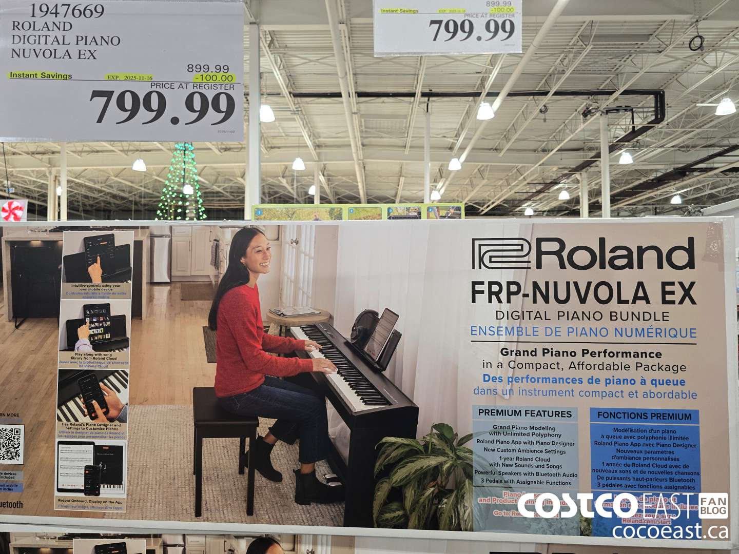 1947669 ROLAND DIGITAL PIANO NUVOLA EX ($100.00 INSTANT SAVINGS EXPIRES ON 2025-11-16) $799.99