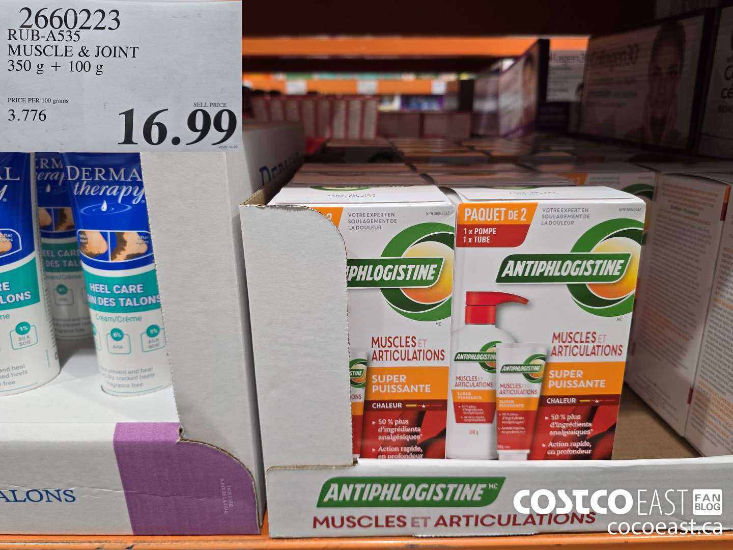 2660223 RUB-A535 MUSCLE & JOINT 350G + 100G $16.99