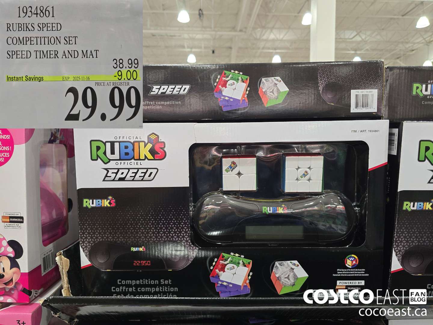 1934861 RUBIKS SPEED COMPETITION SET SPEED TIMER AND MAT ($9.00 INSTANT SAVINGS EXPIRES ON 2025-11-16) $29.99