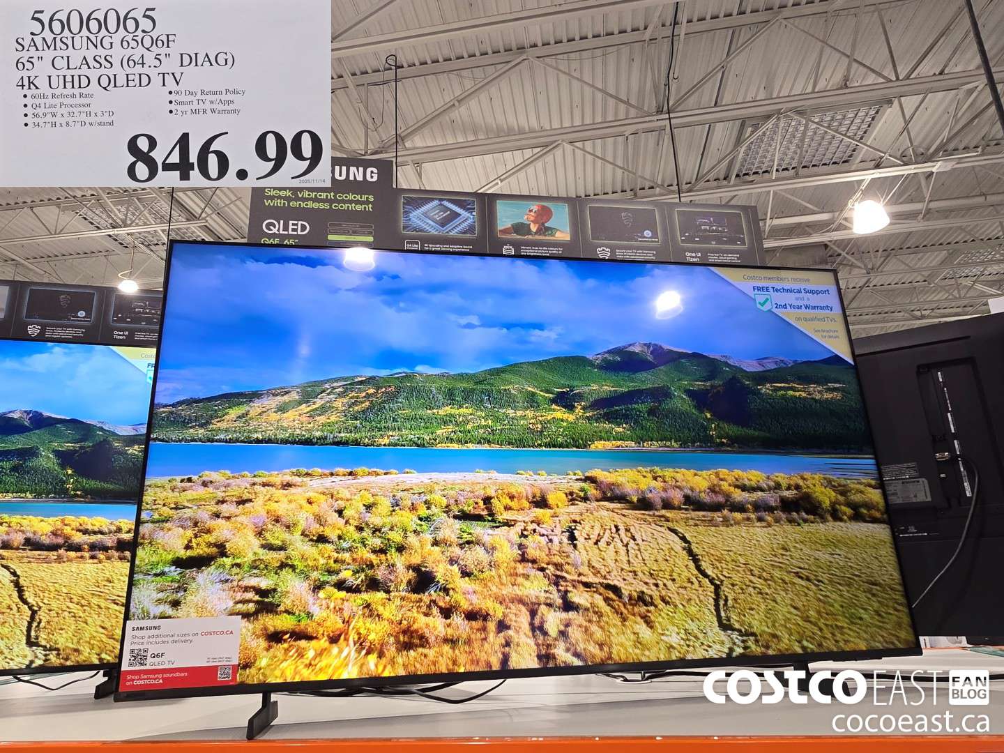 5606065 SAMSUNG 65Q6F 65