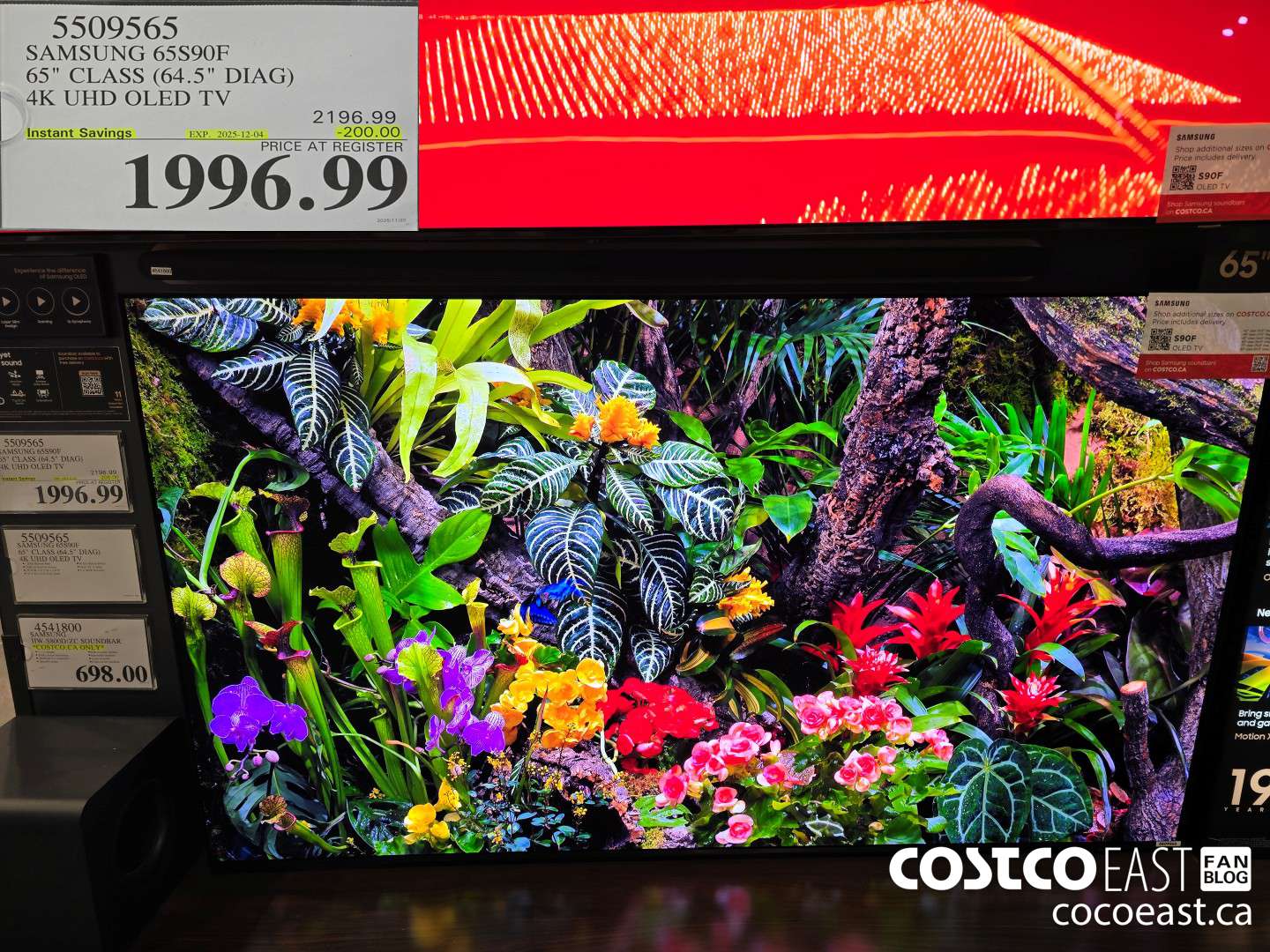 5509565 SAMSUNG 65S90F 65