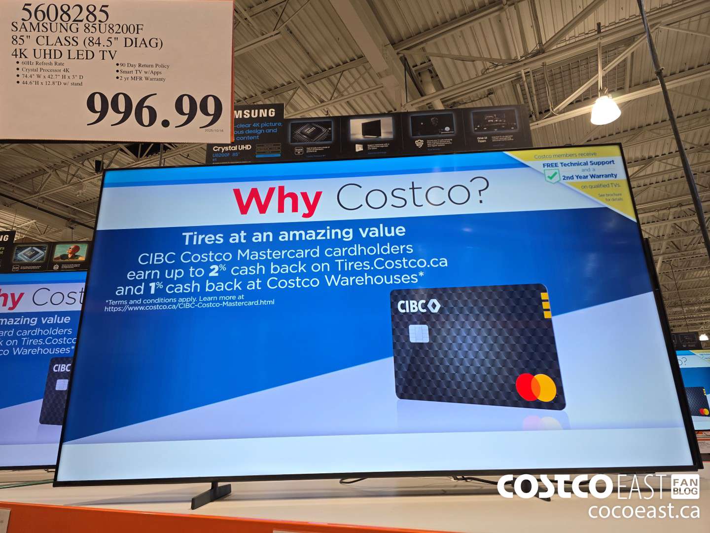 5608285 SAMSUNG 85U8200F 85