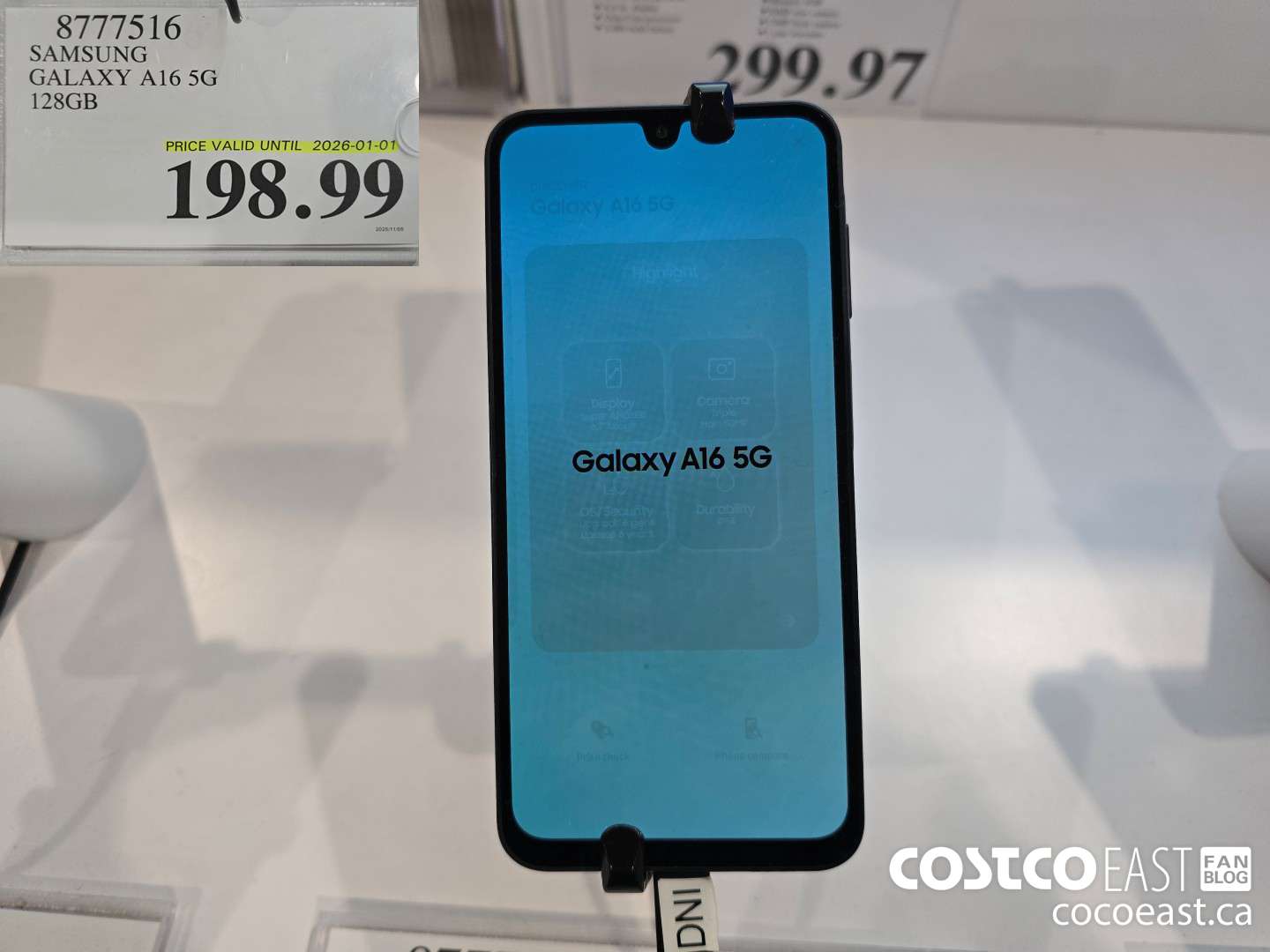 8777516 SAMSUNG GALAXY A16 5G 128GB $198.99