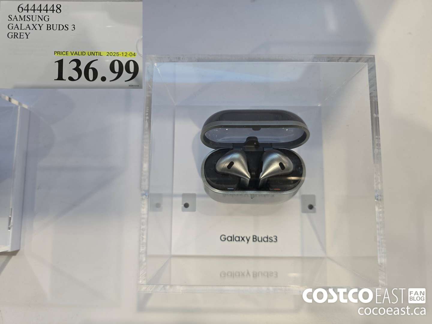 6444448 SAMSUNG GALAXY BUDS 3 GREY $136.99