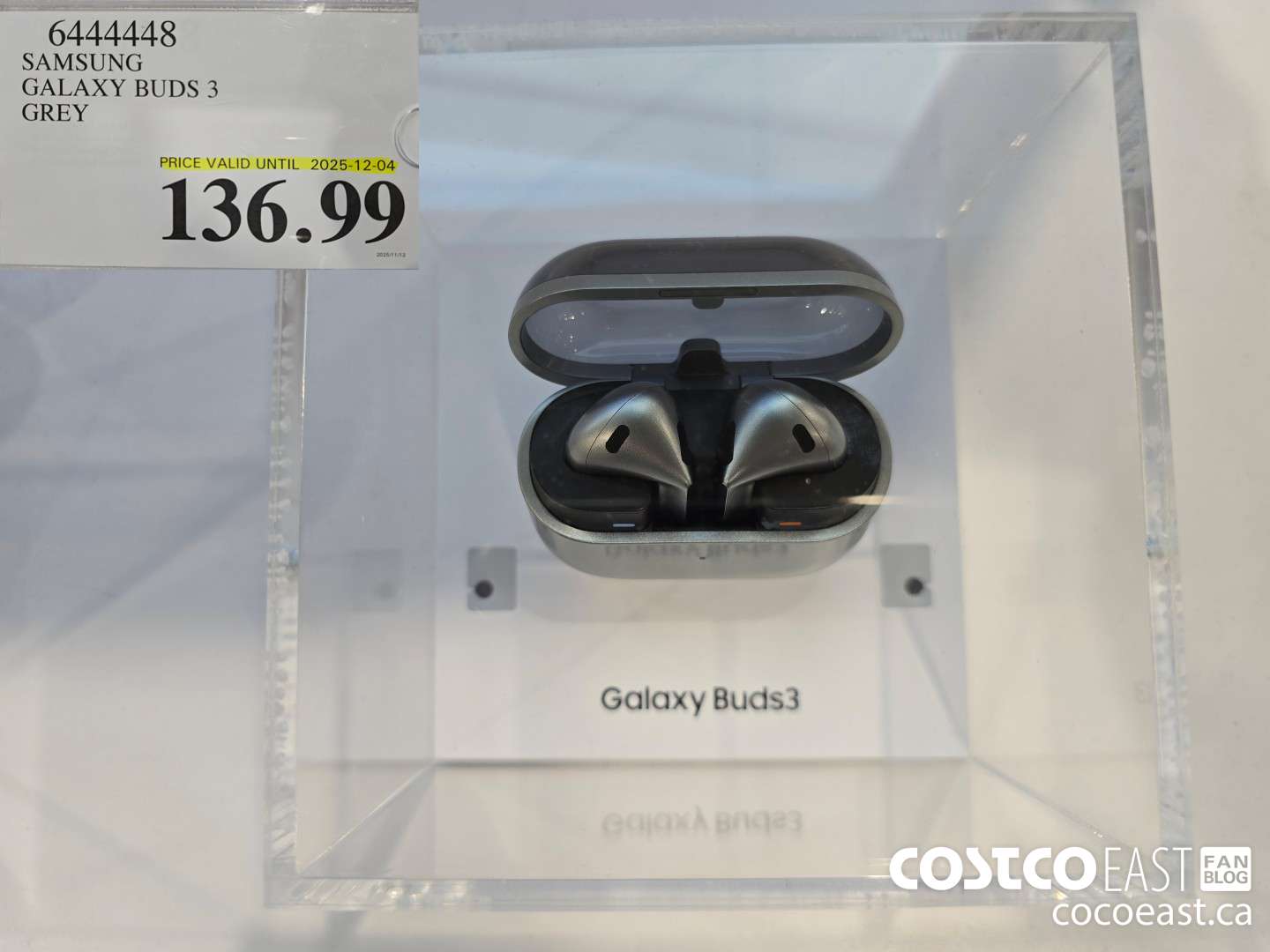 6444448 SAMSUNG GALAXY BUDS 3 GREY $136.99