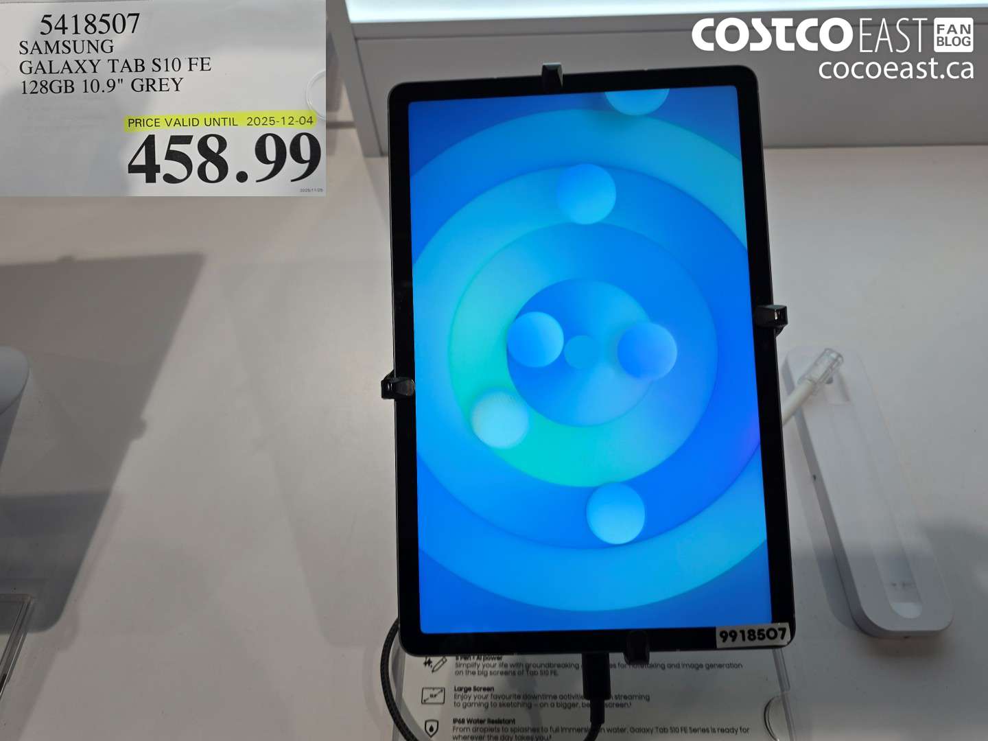 5418507 SAMSUNG GALAXY TAB S10 FE 128GB 10.9