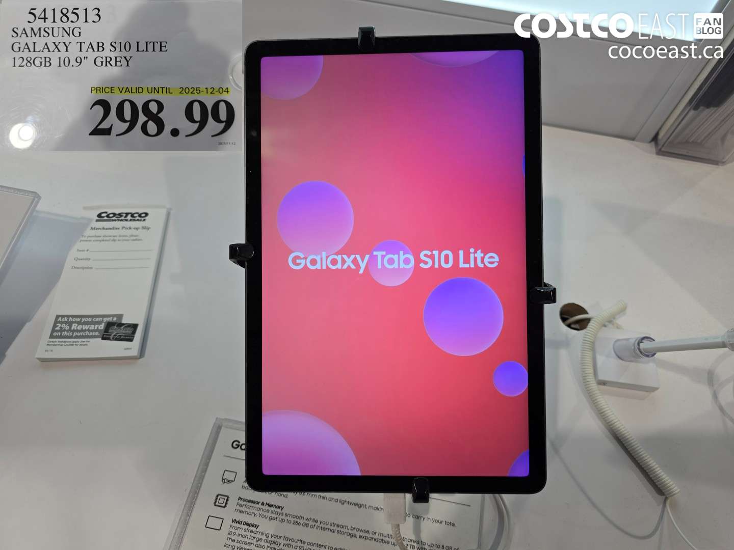 5418513 SAMSUNG GALAXY TAB S10 LITE 128GB 10.9