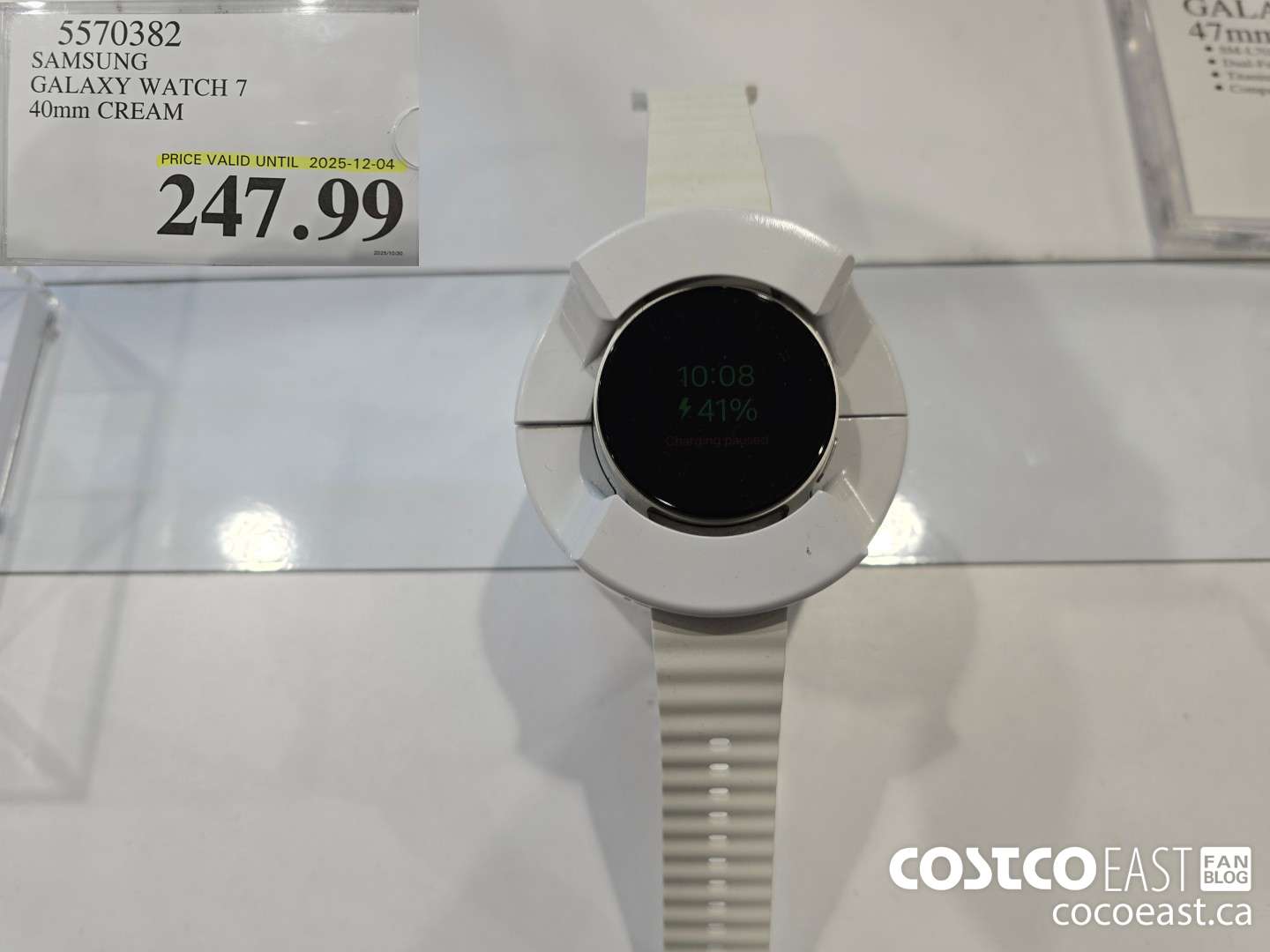 5570382 SAMSUNG GALAXY WATCH 7 40mm CREAM $247.99