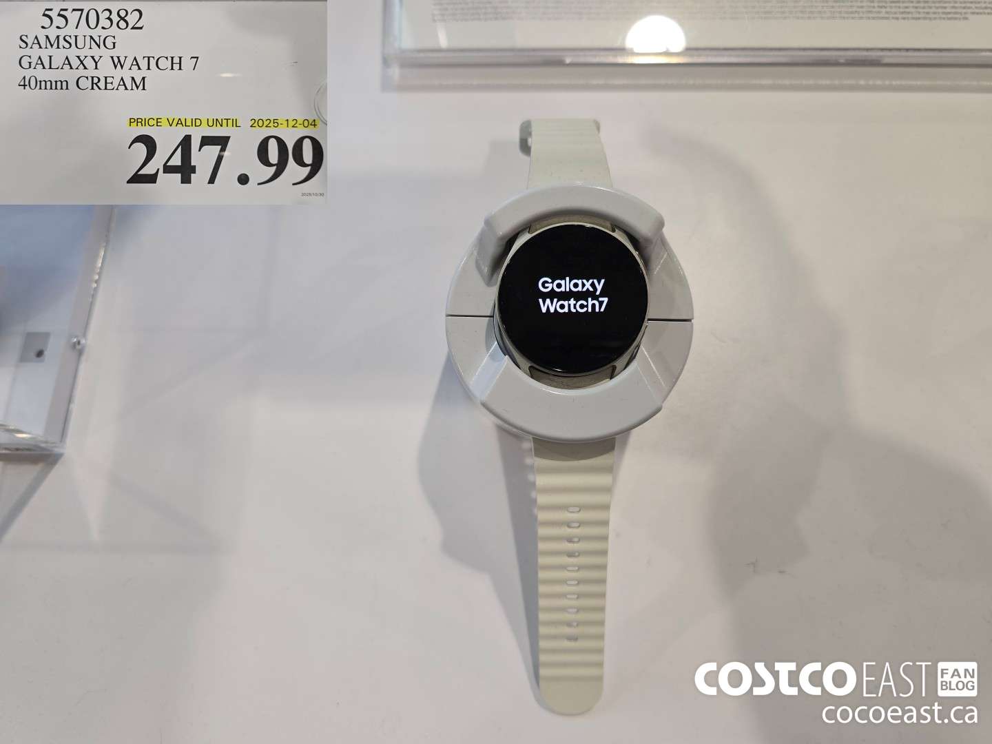 5570382 SAMSUNG GALAXY WATCH 7 40mm CREAM $247.99