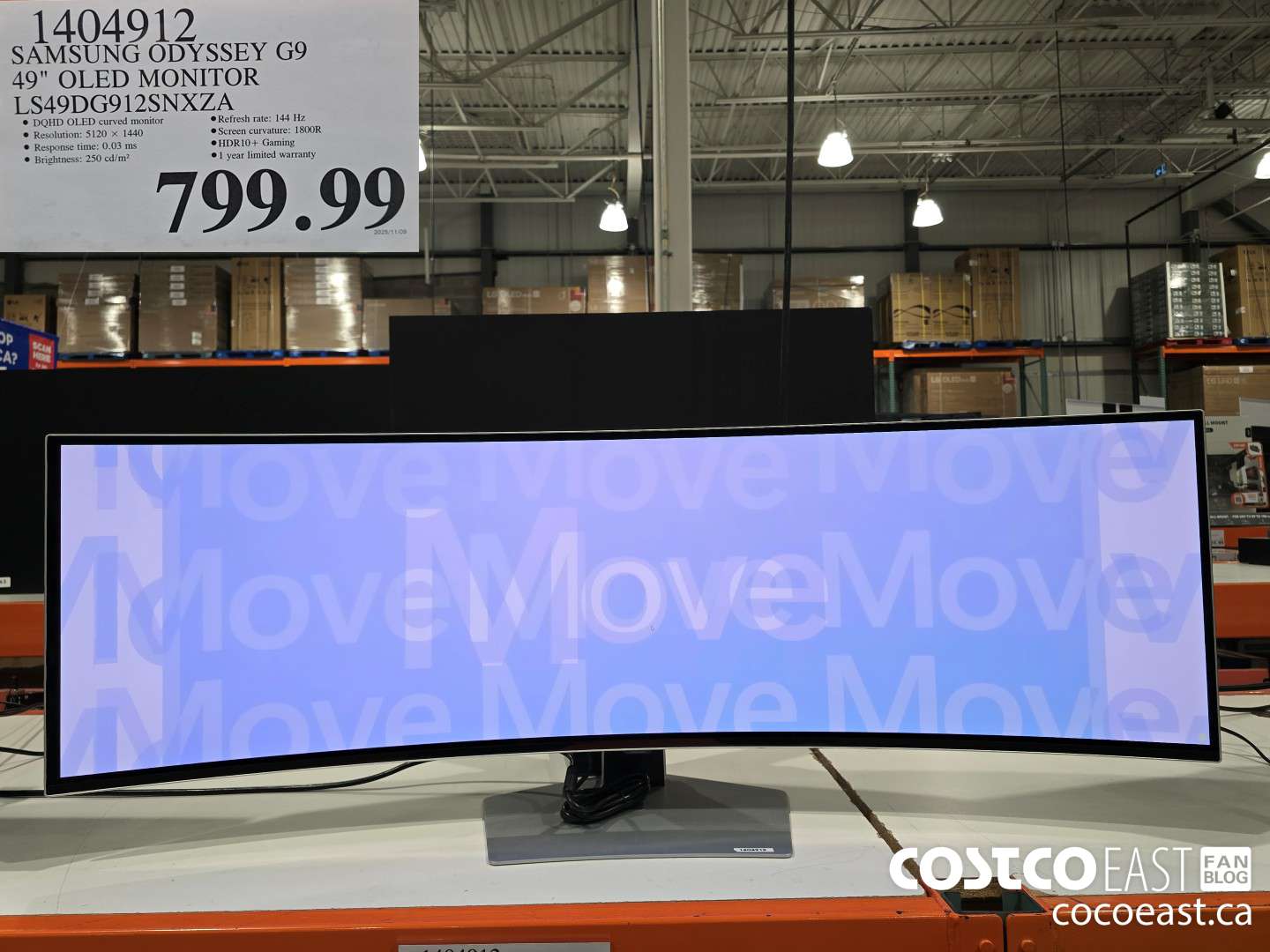 1404912 SAMSUNG ODYSSEY G9 49