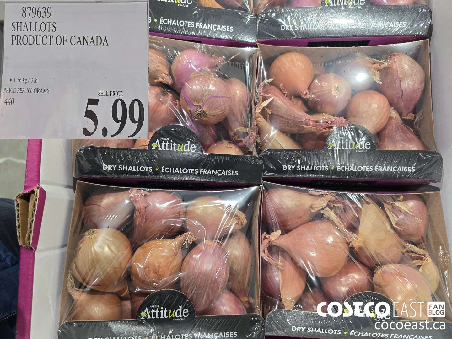 879639 SHALLOTS PRODUCT OF CANADA $5.99