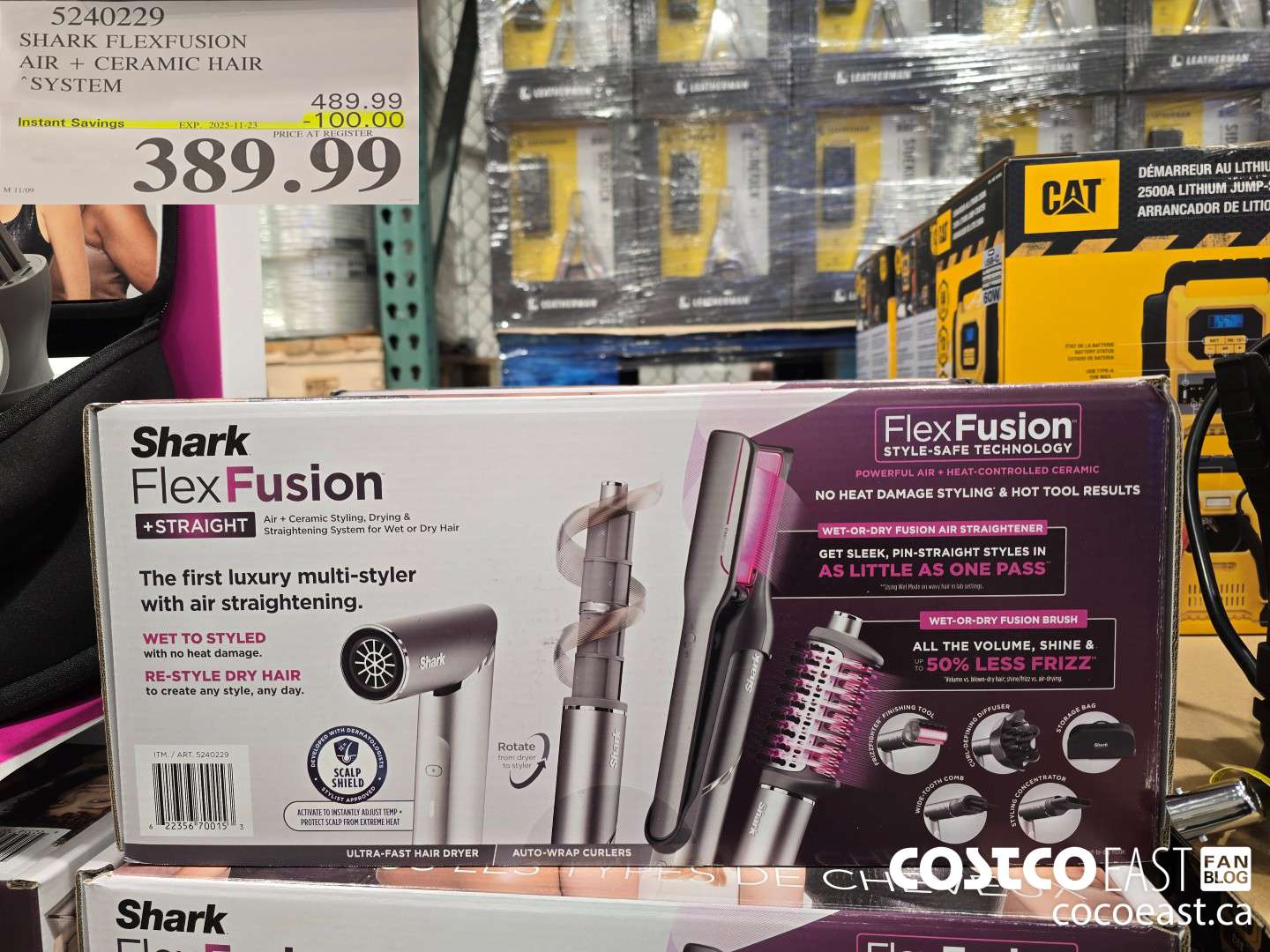 5240229 SHARK FLEXFUSION AIR + CERAMIC HAIR SYSTEM ($100.00 INSTANT SAVINGS EXPIRES ON 2025-11-23) $389.99