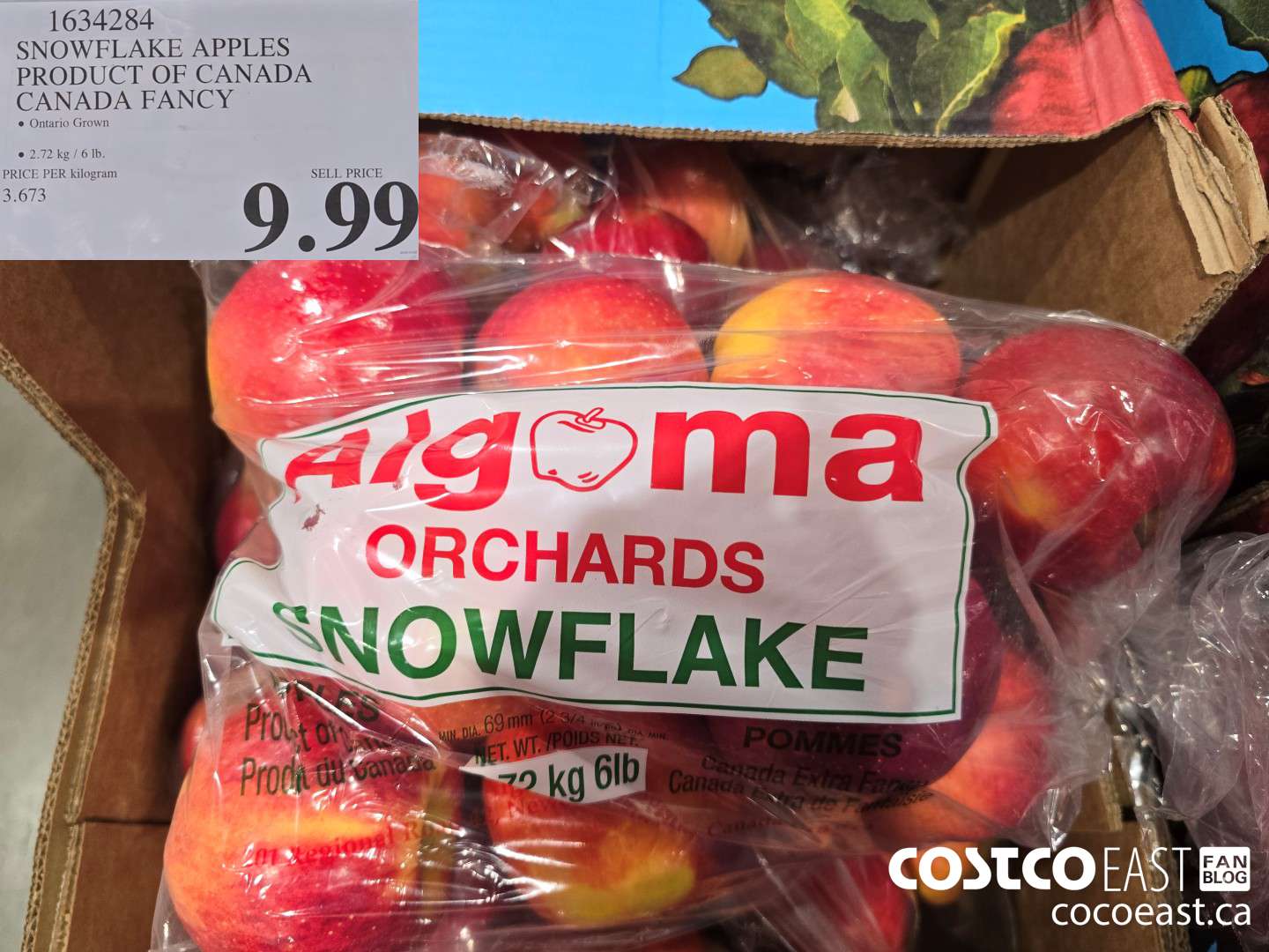 1634284 SNOWFLAKE APPLES PRODUCT OF CANADA CANADA FANCY $9.99