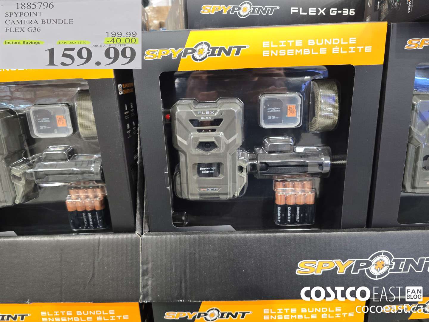 1885796 SPYPOINT CAMERA BUNDLE FLEX G36 ($40.00 INSTANT SAVINGS EXPIRES ON 2025-11-30) $159.99