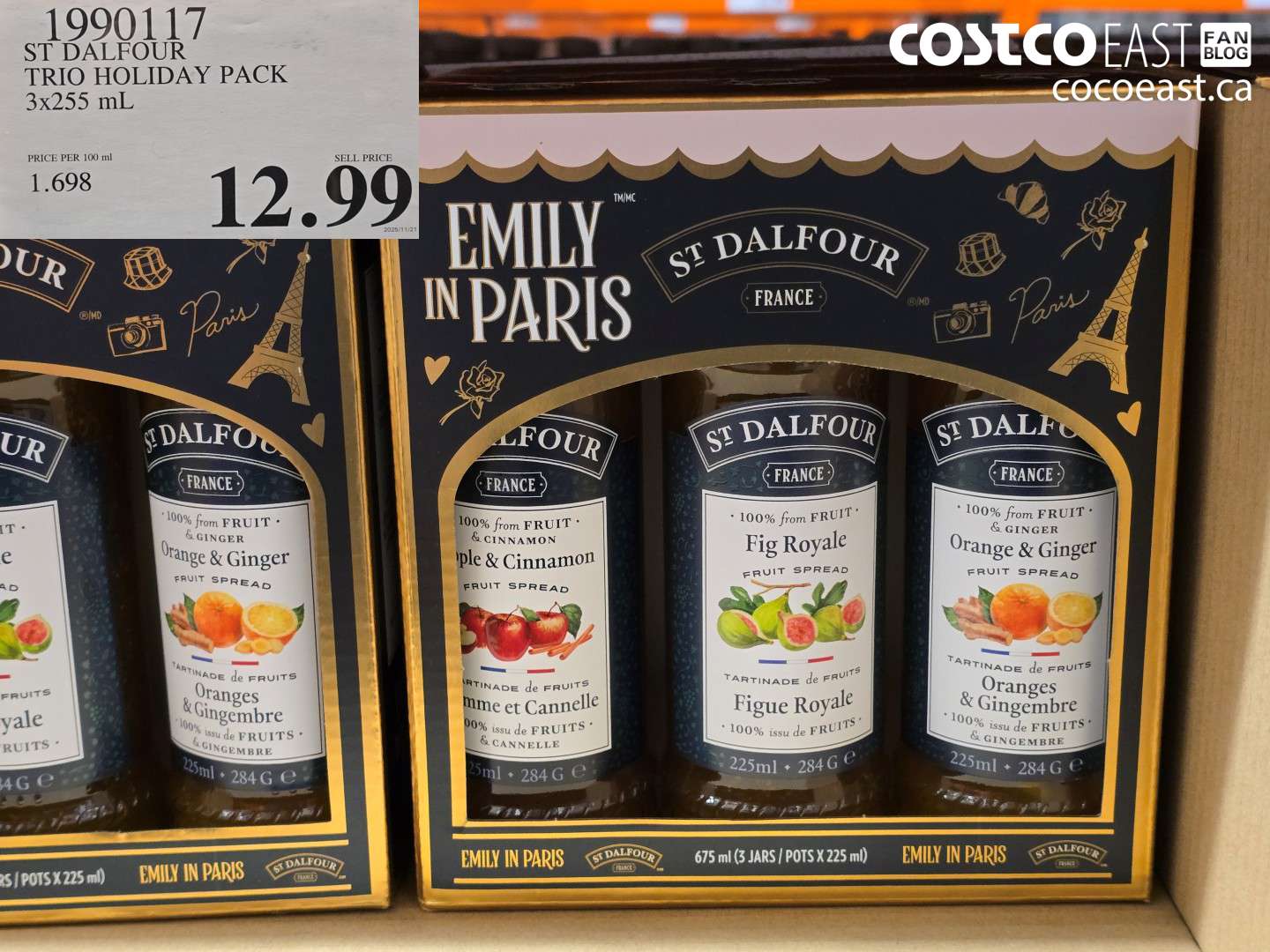 1990117 ST DALFOUR TRIO HOLIDAY PACK 3x255 mL $12.99