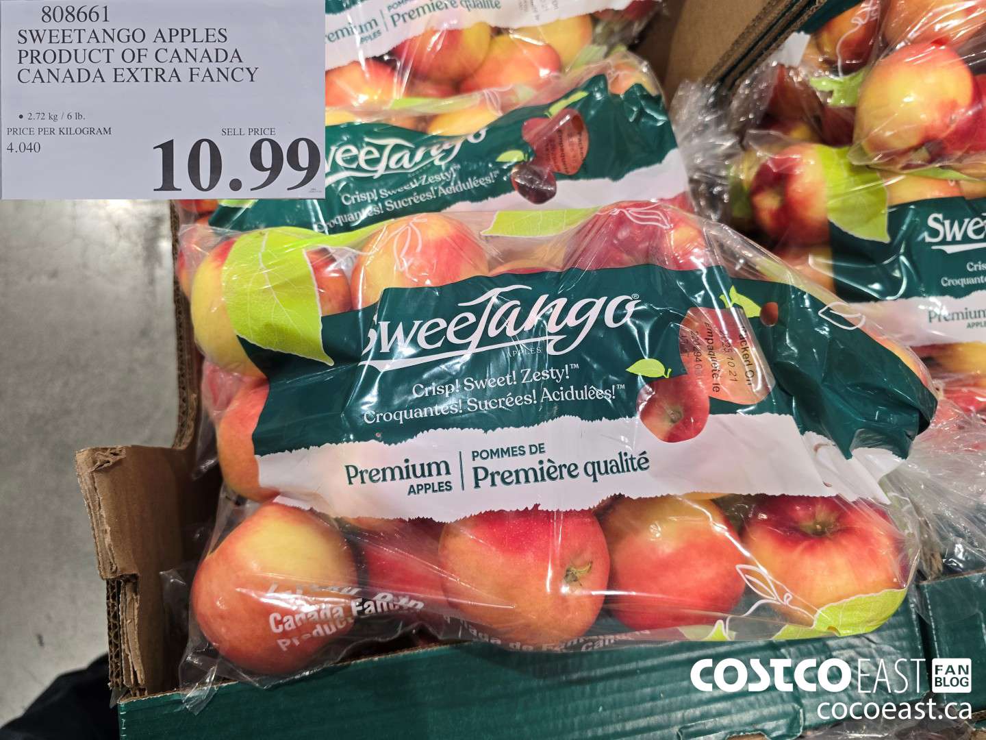 808661 SWEETANGO APPLES PRODUCT OF CANADA CANADA EXTRA FANCY $10.99