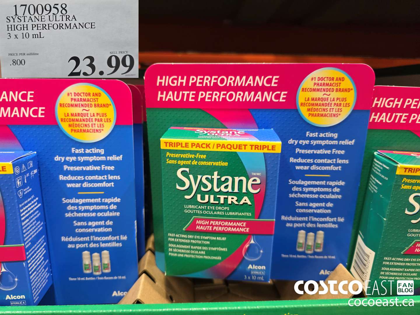 1700958 SYSTANE ULTRA PRESERVATIVE FREE 3 X 10 ML $23.99