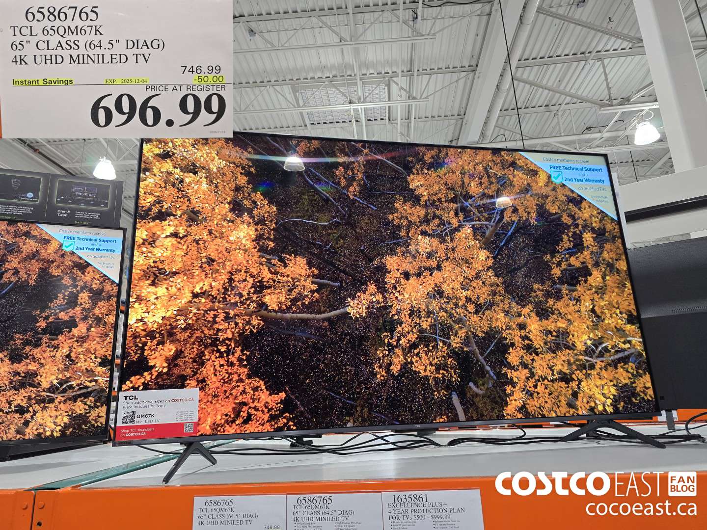 6586765 TCL 65QM67K 65