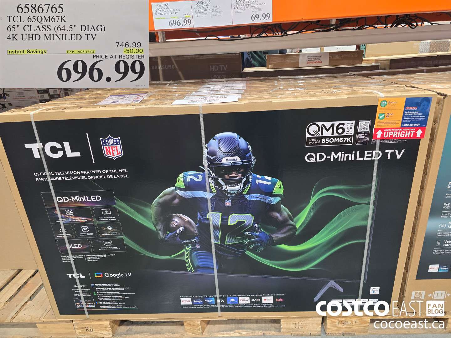 6586765 TCL 65QM67K 65
