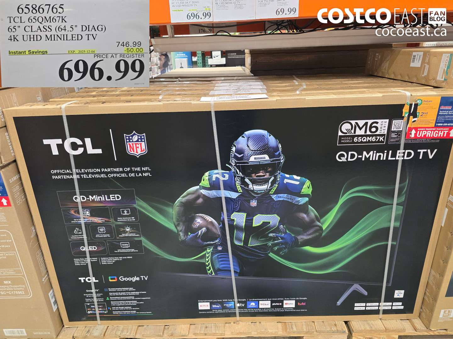 6586765 TCL 65QM67K 65