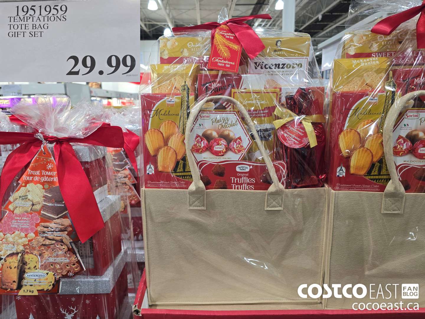 1951959 TEMPTATIONS TOTE BAG GIFT SET $29.99