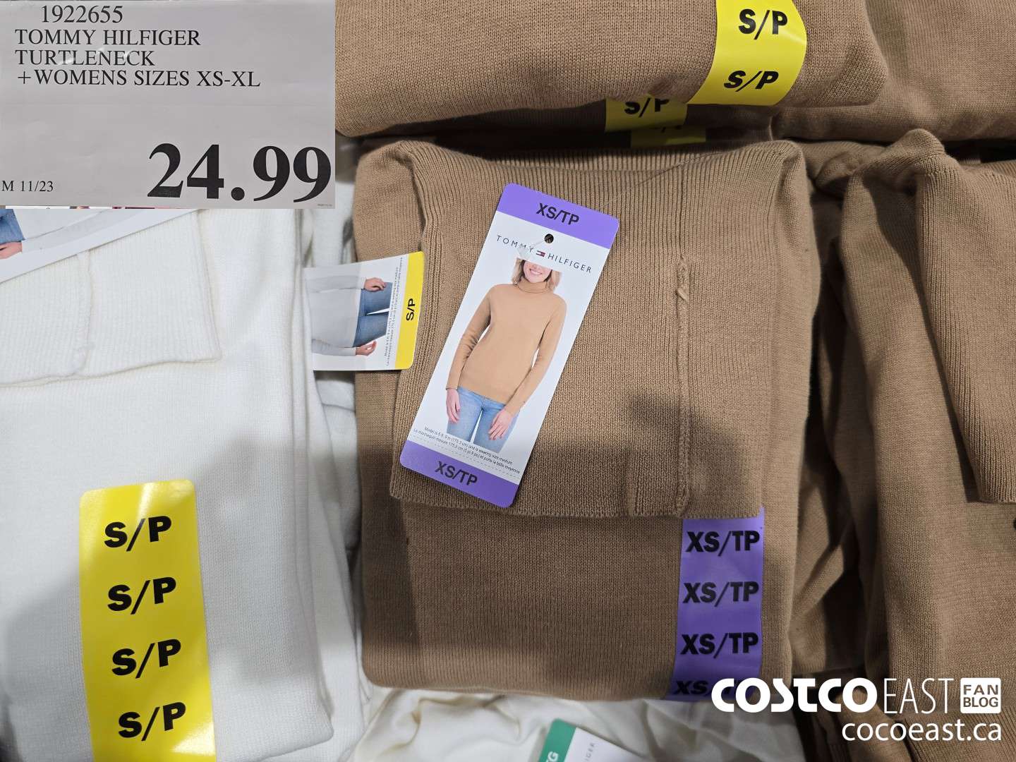 1922655 TOMMY HILFIGER TURTLENECK +WOMENS SIZES XS-XL $24.99