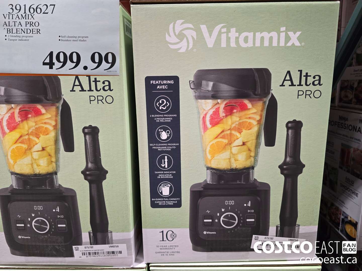 3916627 VITAMIX ALTA PRO BLENDER $499.99