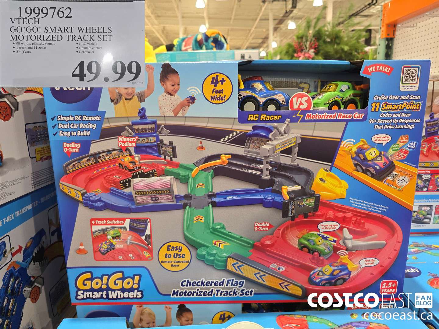 1999762 VTECH GO!GO! SMART WHEELS MOTORIZED TRACK SET $49.99