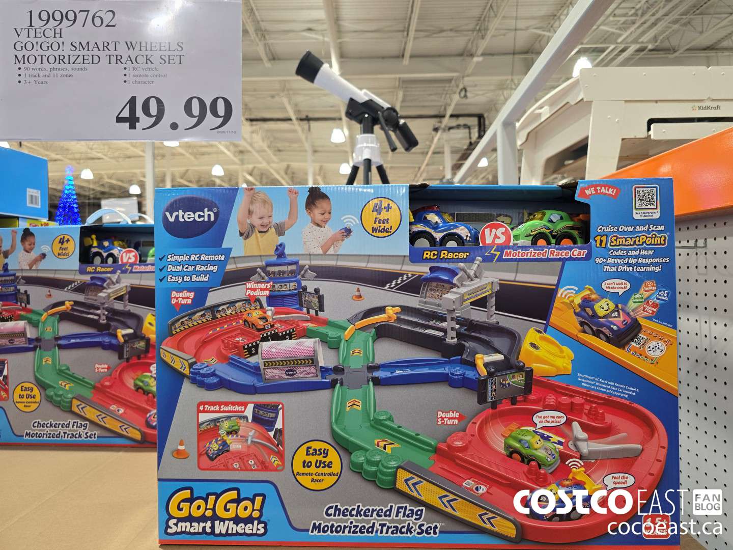 1999762 VTECH GO!GO! SMART WHEELS MOTORIZED TRACK SET $49.99