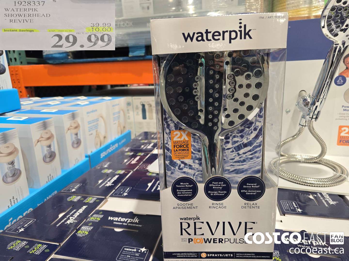 1928337 WATERPIK SHOWERHEAD REVIVE ($10.00 INSTANT SAVINGS EXPIRES ON 2025-11-23) $29.99