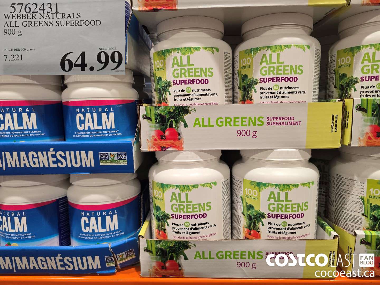 5762431 WEBBER NATURALS ALL GREENS SUPERFOOD 900G $64.99