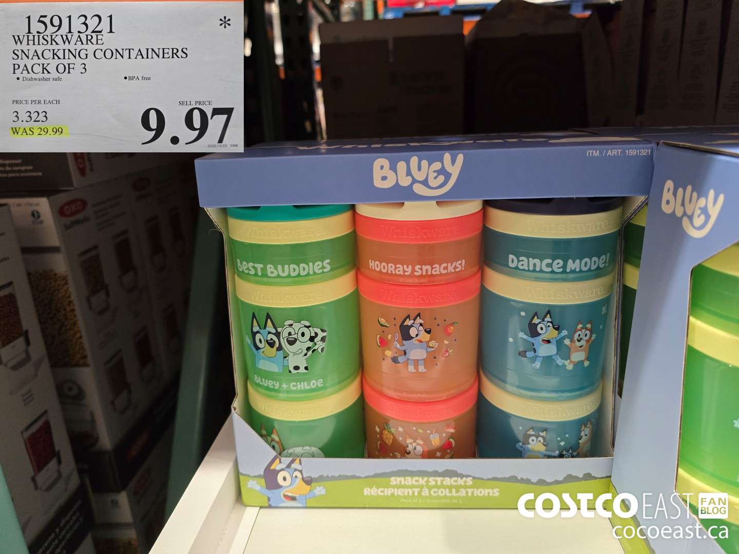 1591321 WHISKWARE SNACKING CONTAINERS PACK OF 3 $9.97